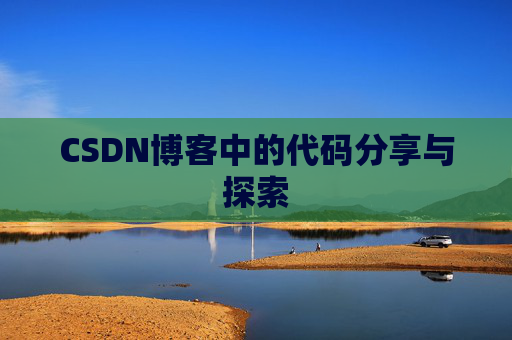 CSDN博客中的代码分享与探索
